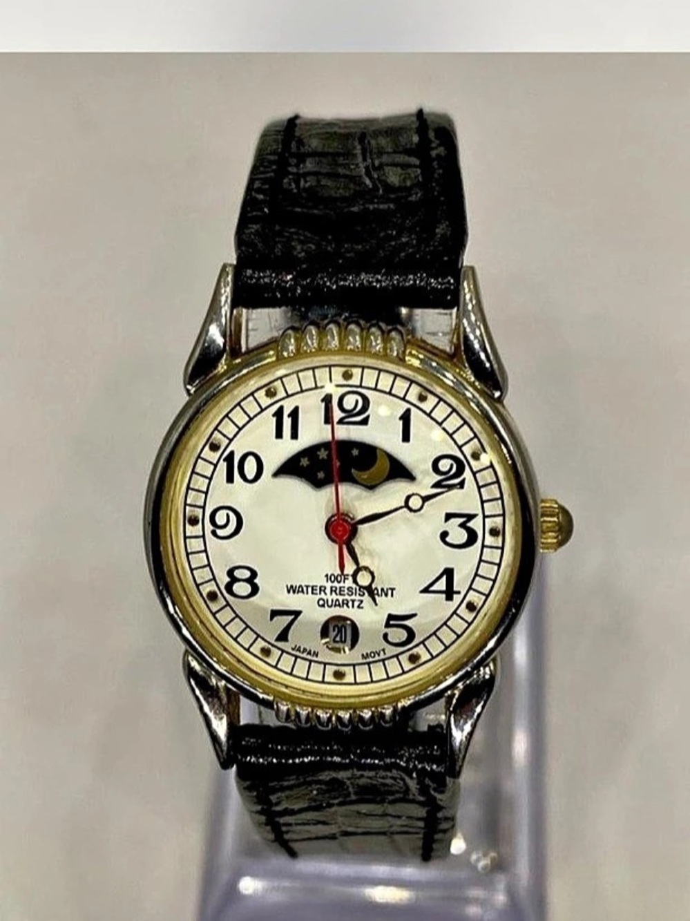 Designer *** Ladies * Vintage Gold-Tone “ Moon phase watch *^* Luxury *^^
